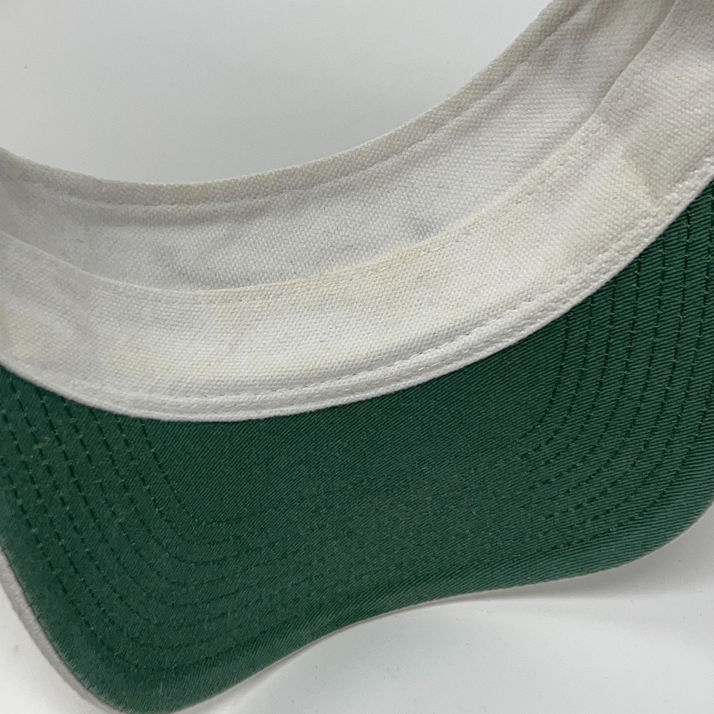 Nike Swoosh Logo Just Do It Visor Hat Cap Tennis Golfer Golfing Strapback White