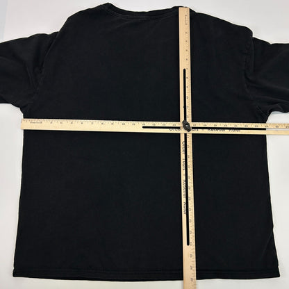 The Cure Cat T Shirt Rock Band Short Sleeve ROMWE Black Graphic Tee L Large