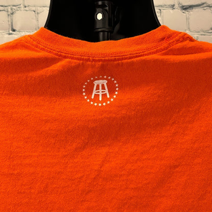 Browns is the Browns T Shirt Cleveland Barstool Sports Orange Tee Mens L Large - Neon Vintage