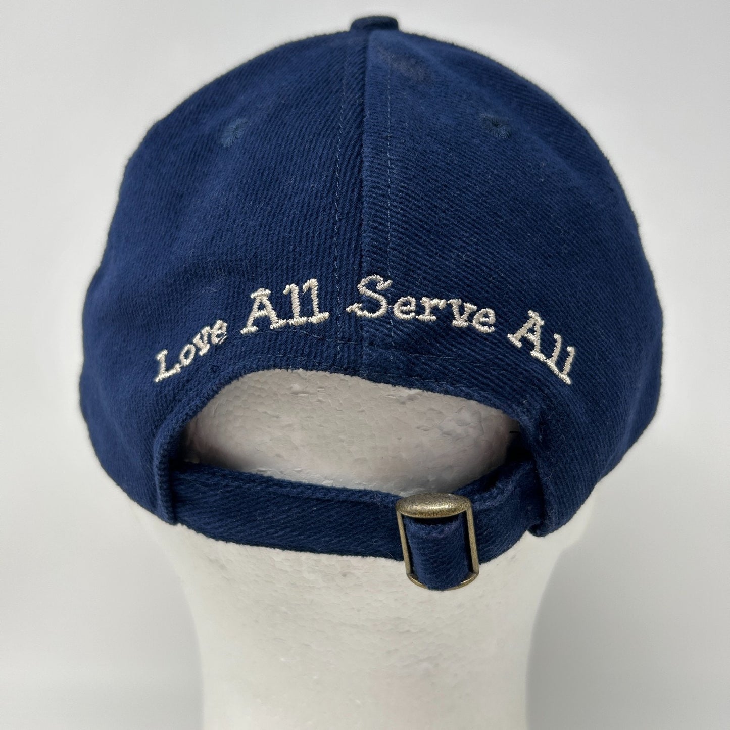 Vintage 90s Hard Rock Cafe Las Vegas Hat Baseball Cap 6 Panel Strapback Blue