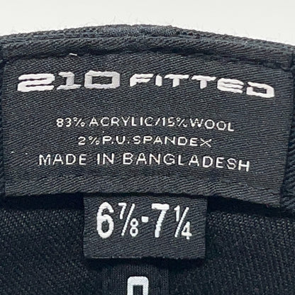 UFC Fight Pass Hat Baseball Cap MMA Mixed Martial Arts Black 210 Flex Fitted S-M