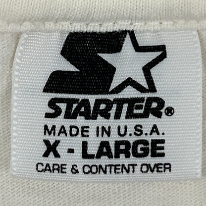 Vintage 90s Super Bowl XXXII T Shirt Denver Broncos NFL Starter Ivory XL X-Large