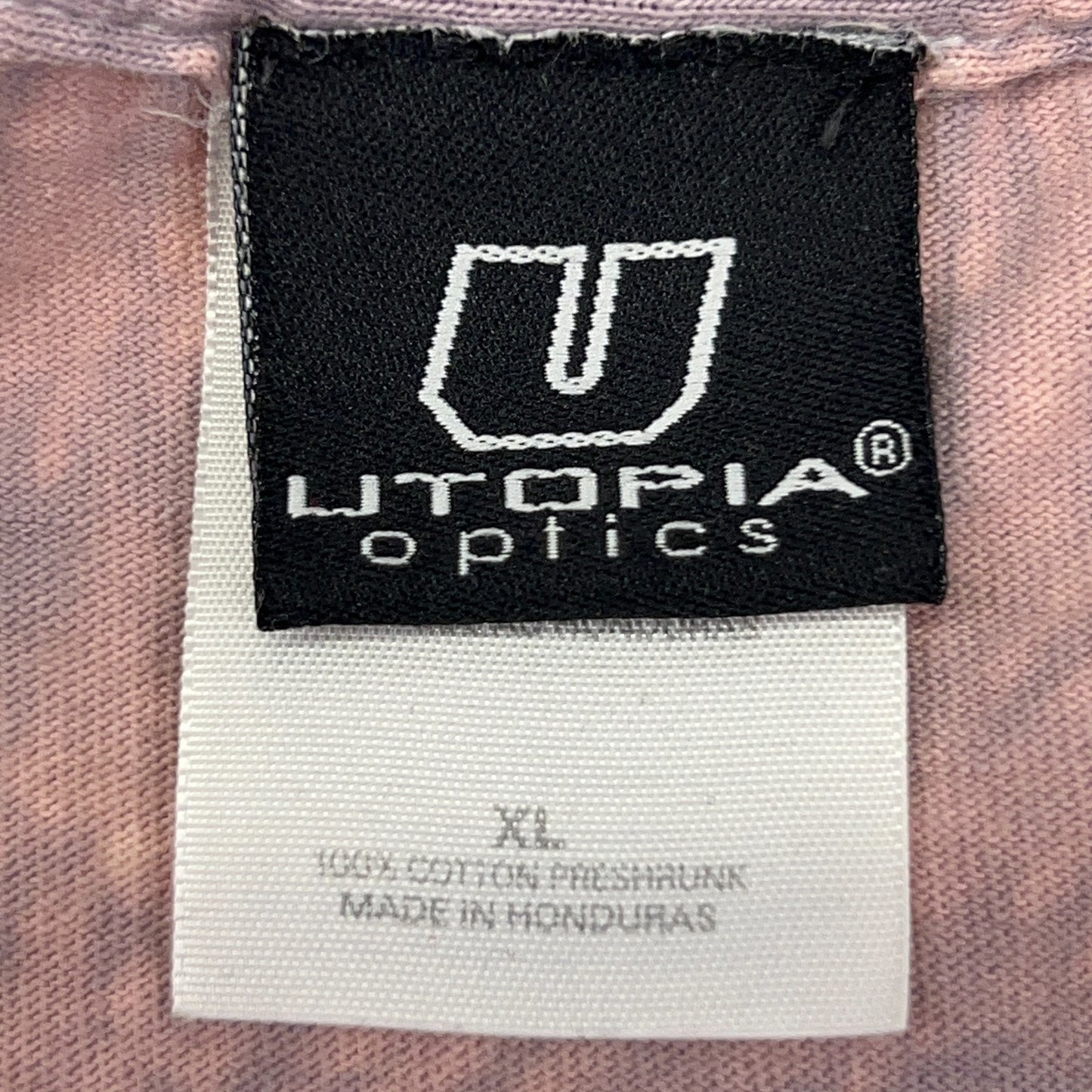 Vintage Y2Ks Utopia Optics T Shirt Motocross Snowboarding Gray Tee XL X-Large