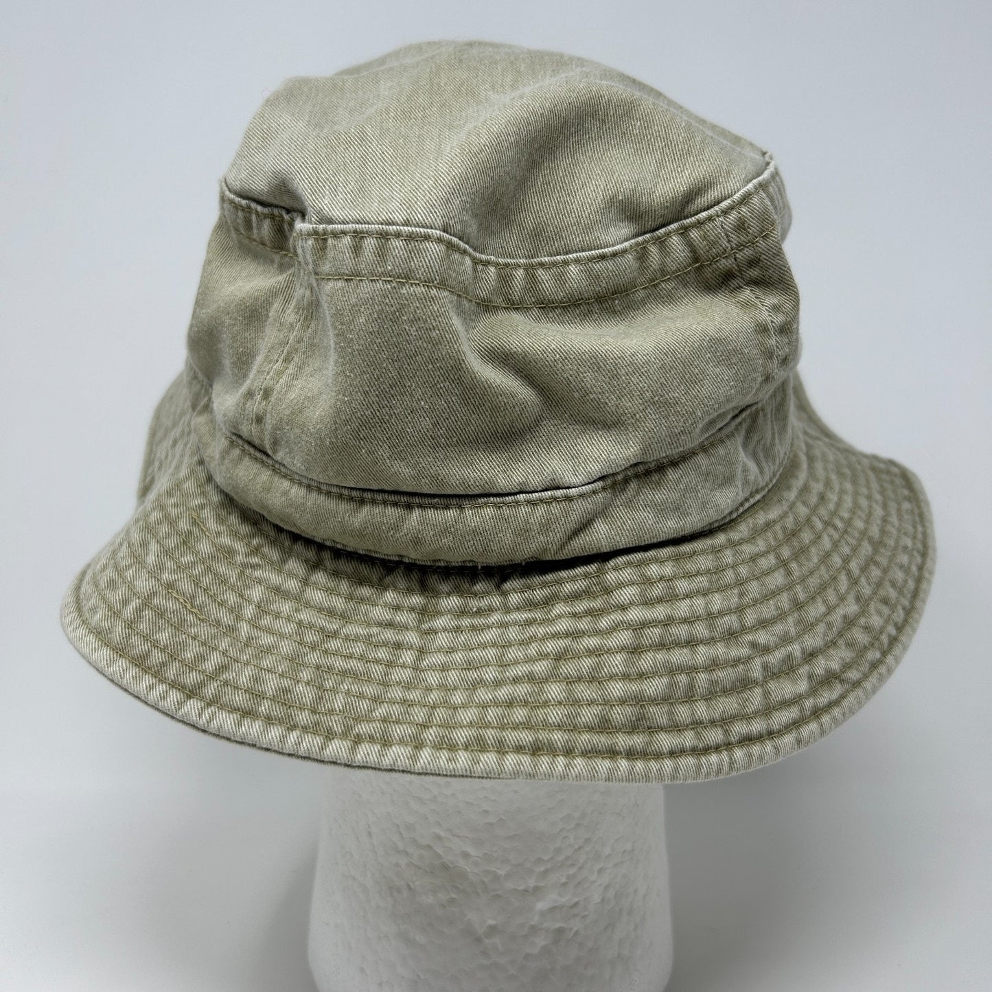 Vintage 90s Culvers Restaurant Bucket Hat Beige Fishermans Hat Pail Hat L-XL