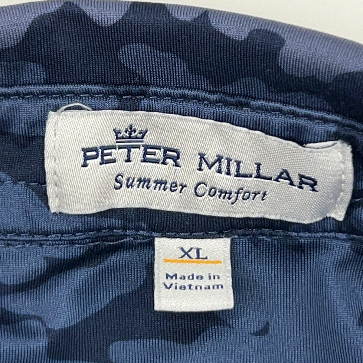 Peter Millar Summer Comfort Polo XL X-Large Camo Kiawah Ocean Course Golf Shirt