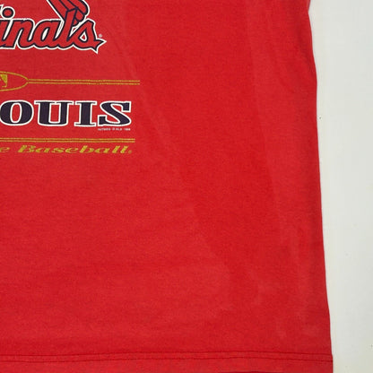 Camiseta vintage St Louis Cardinals XXL MLB Baseball 90s Camiseta sin mangas para hombre roja