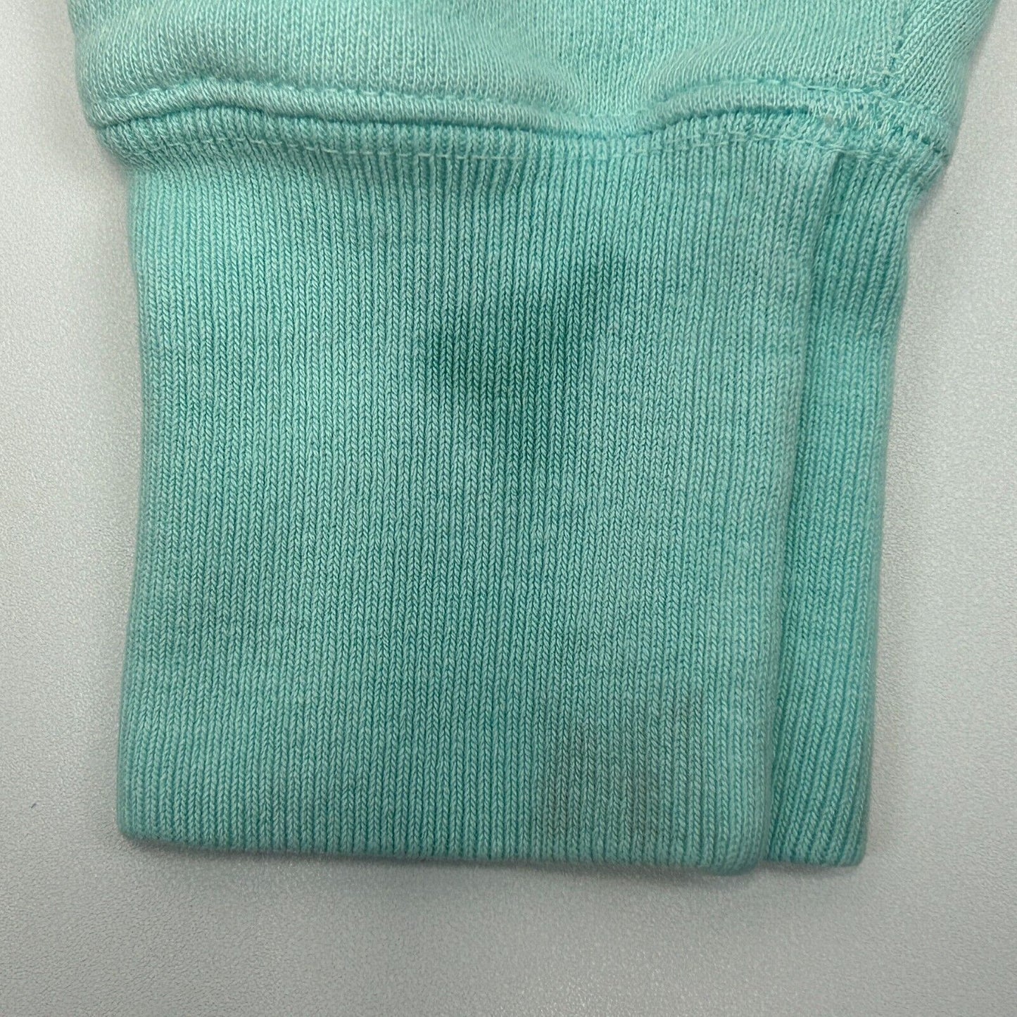 Sudadera con capucha y tejido inverso con degradado de color Champion, talla mediana, para hombre, color verde