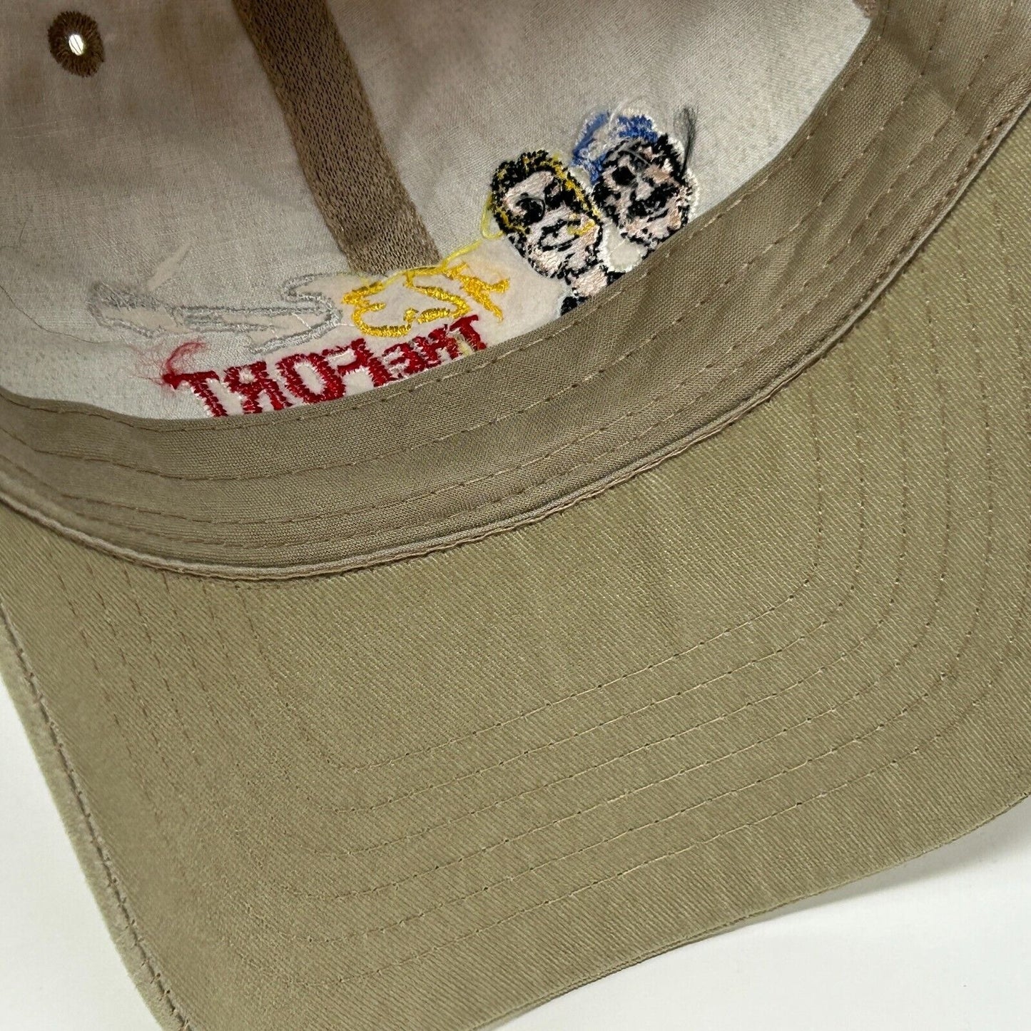 The Bob & Tom Show Dad Hat Baseball Cap Fort Wayne Radio Station Strapback Beige