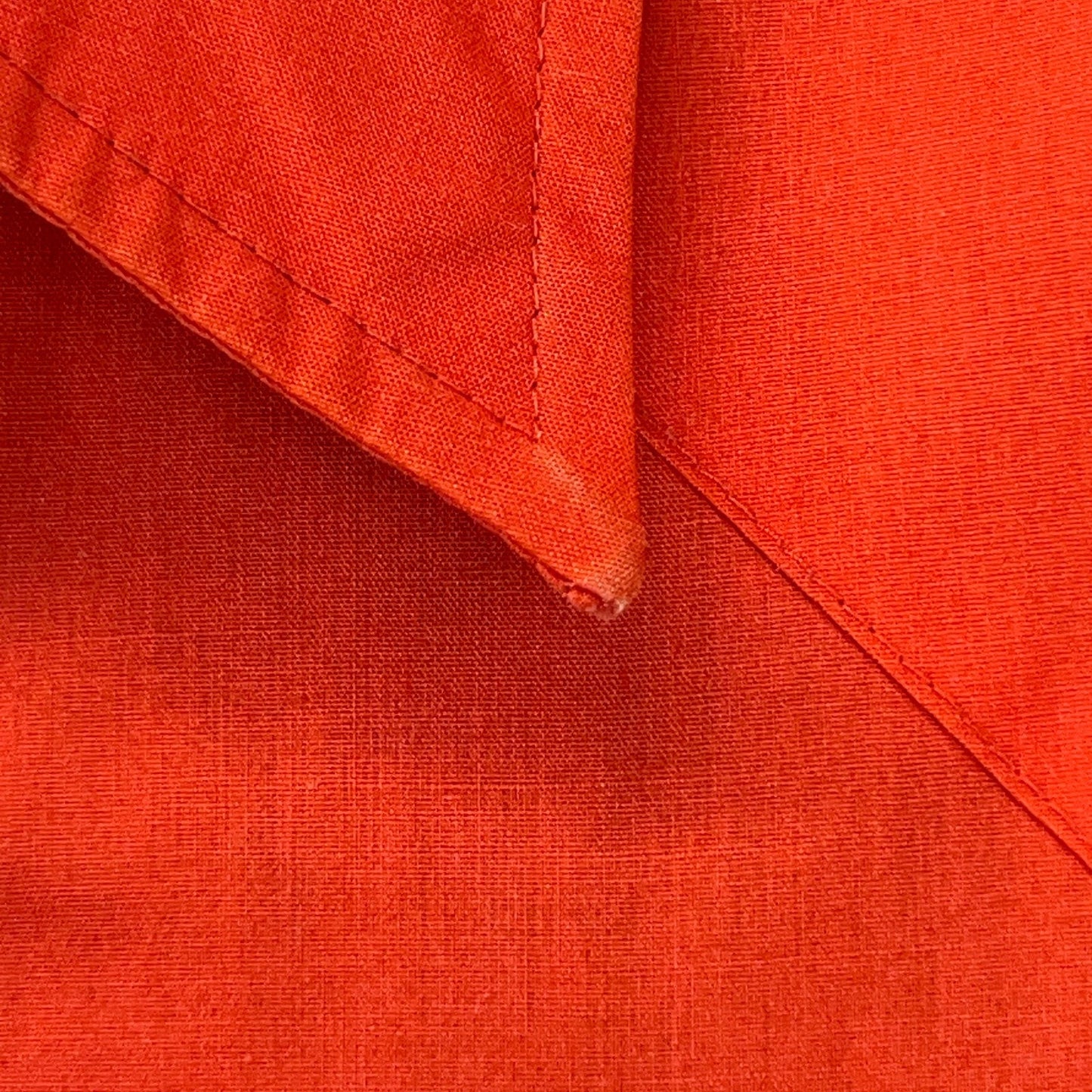 Vintage 70s Malco Modes Pearl Snap Button Front Shirt Western Red XL X-Large