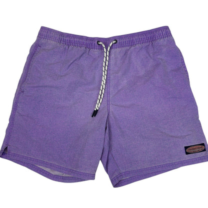Vineyard Vines Island Swim Trunks Shorts Swimming Pockets Purple Mens M Medium - Neon Vintage