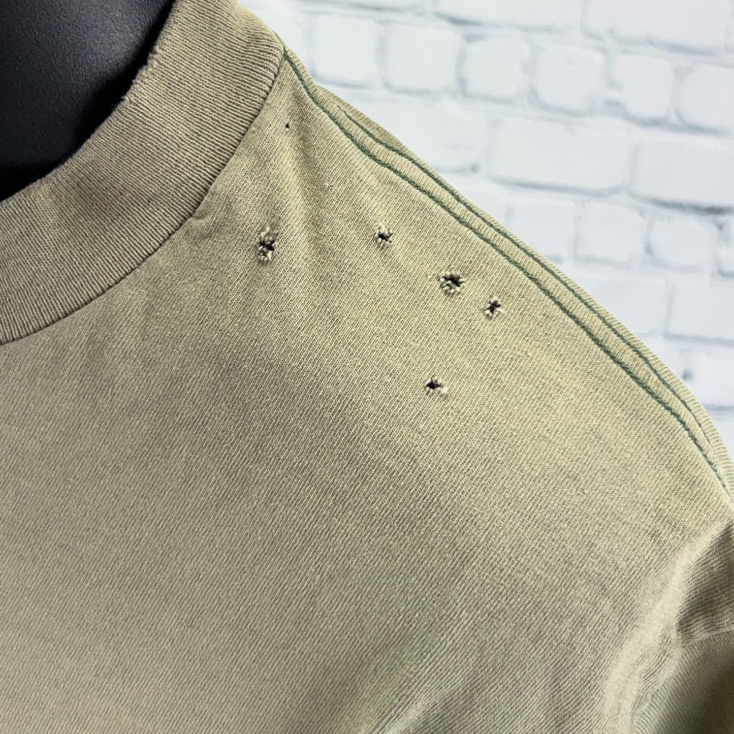 Distressed Vintage 90s More Core Division MCD T Shirt Surfer USA Green M Medium