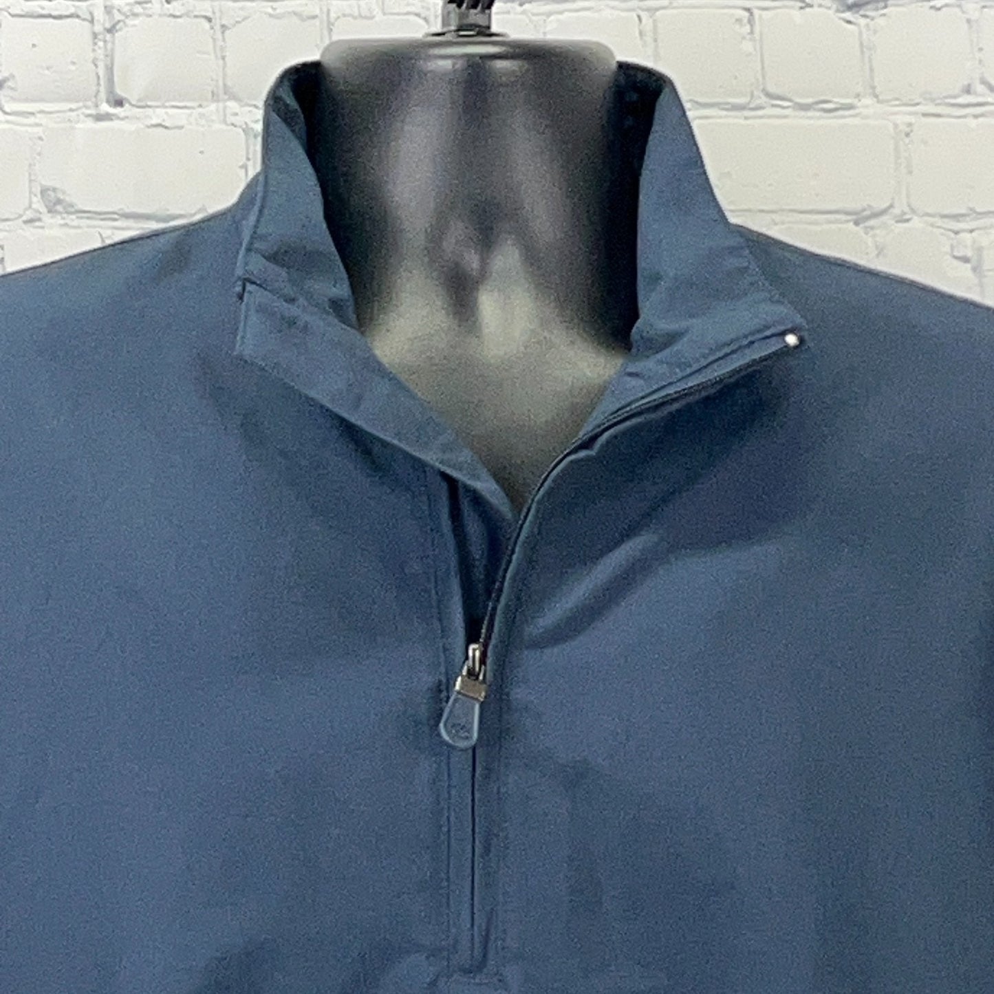 Vintage 7-Eleven Charity Mega Golf Tournament Jacket L Large Blue Short Sleeve