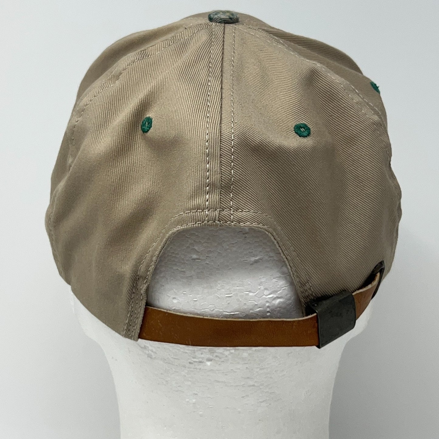 Vintage 90s Olympics Running Hat Baseball Cap Summer Games Runner Snapback Beige