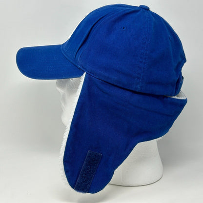 Gorra de béisbol con correa trasera azul de los Indianapolis Colts Trapper con orejeras de la NFL para invierno