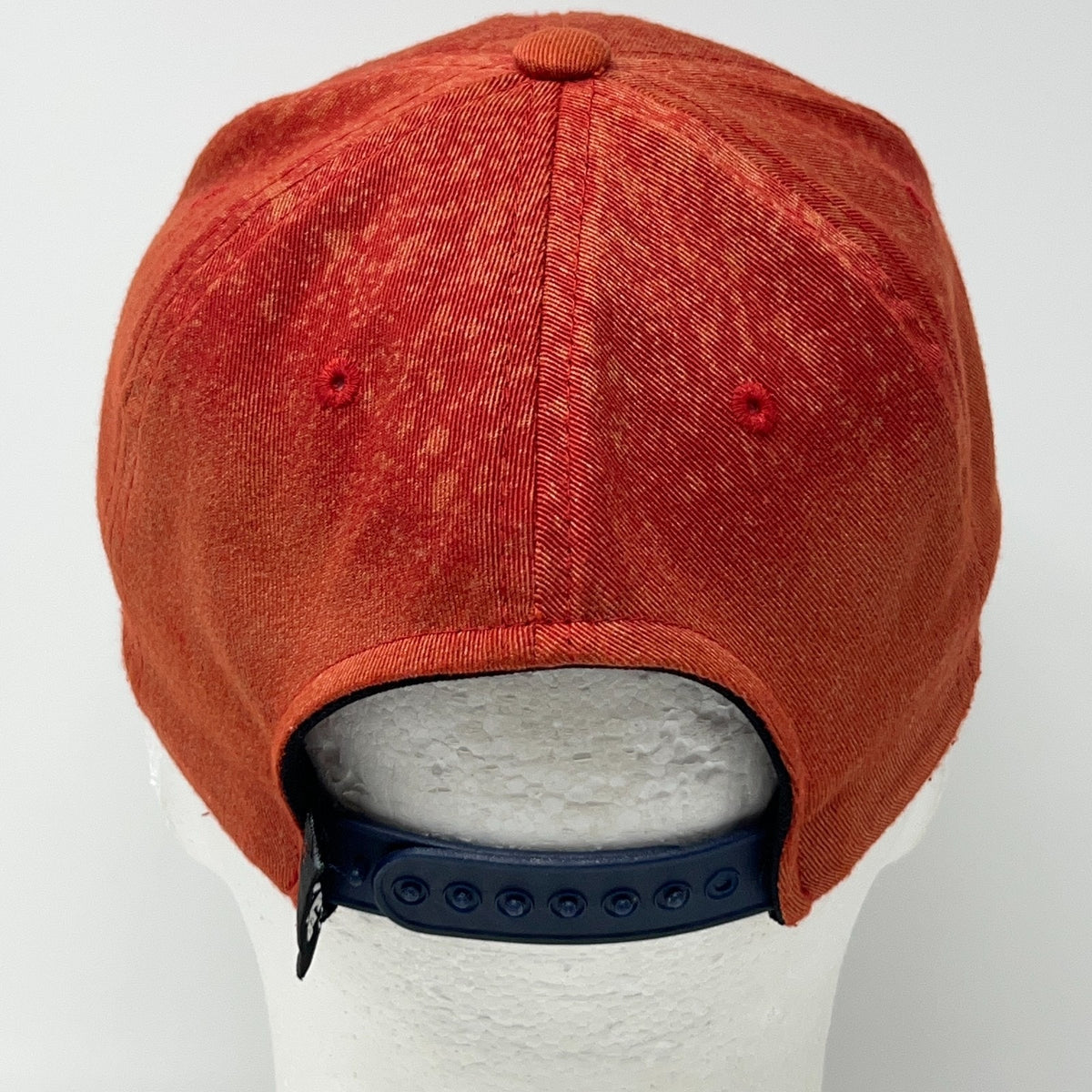 Nike 2009 Orange Baseball Cap Hat Snapback Swoosh One Size Bleach Dye Custom