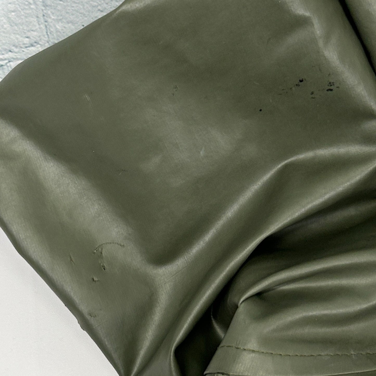 Vintage 60s 70s Stearns Dry Wear Raincoat Jacket Hooded USA Made Green M Medium - Neon Vintage