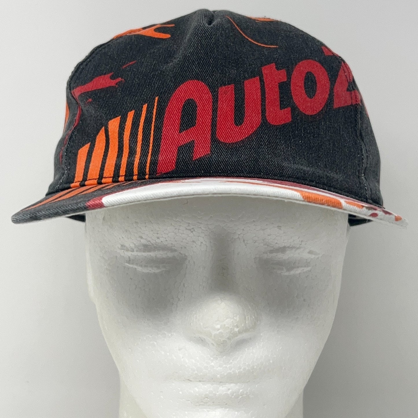 Vintage 90s AutoZone Hat Baseball Cap Auto Zone Mechanic Repair Snapback Black