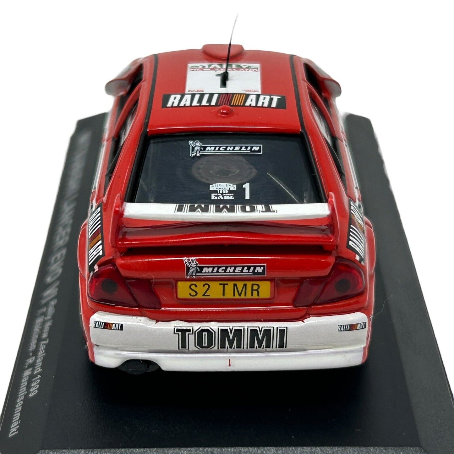 Mitsubishi Lancer EVO VI 1999 New Zealand Rally Diecast Race Car 1/43 Altaya Red