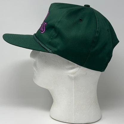 Vintage 90s Club Orleans Casino Las Vegas Hat Baseball Cap Hotel Snapback Green