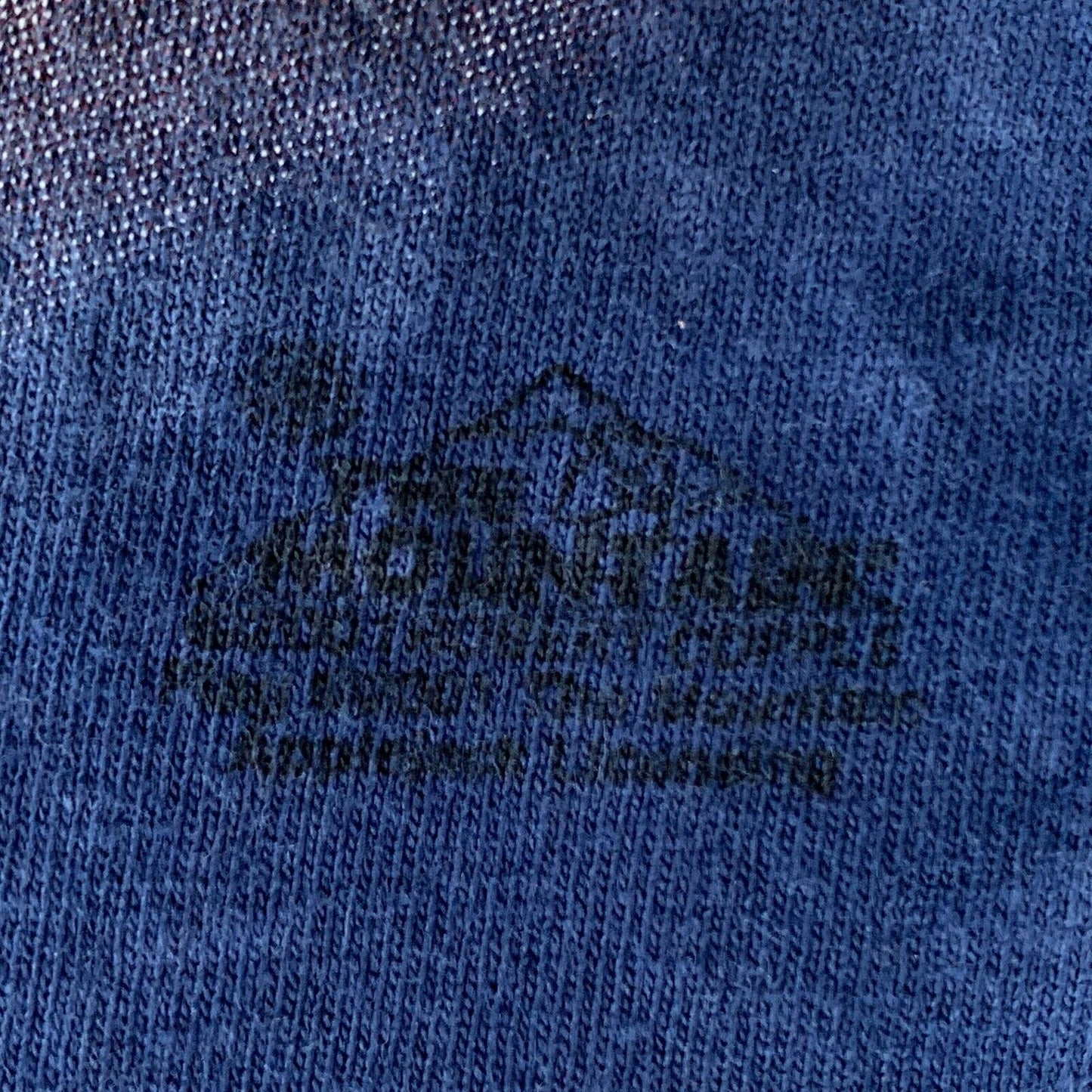 The Mountain Bald Eagle American Flag T Shirt USA Patriotic Blue Tie Dye Tee XL
