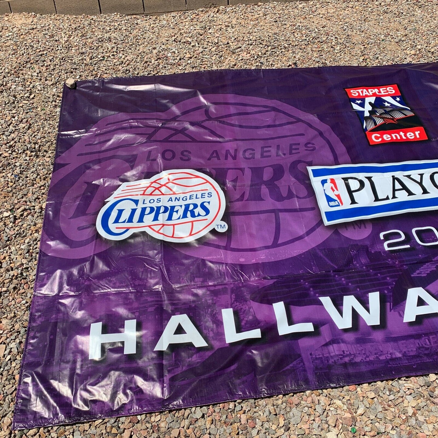 2006 LA Lakers Clippers Playoffs Hallway Series Stadium Banner Poster NBA 15x8ft