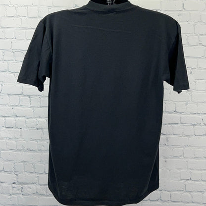 Vintage 90s Inwood Summer Olympics T Shirt New York Made In USA Black XL X-Large