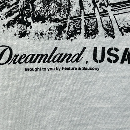 Feature x Saucony Greetings From Dreamland USA T Shirt UFO White Tee XL X-Large