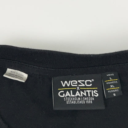 WeSC x Galantis Body T Shirt L Large Black EDM Electronic Dance Music Skater Tee