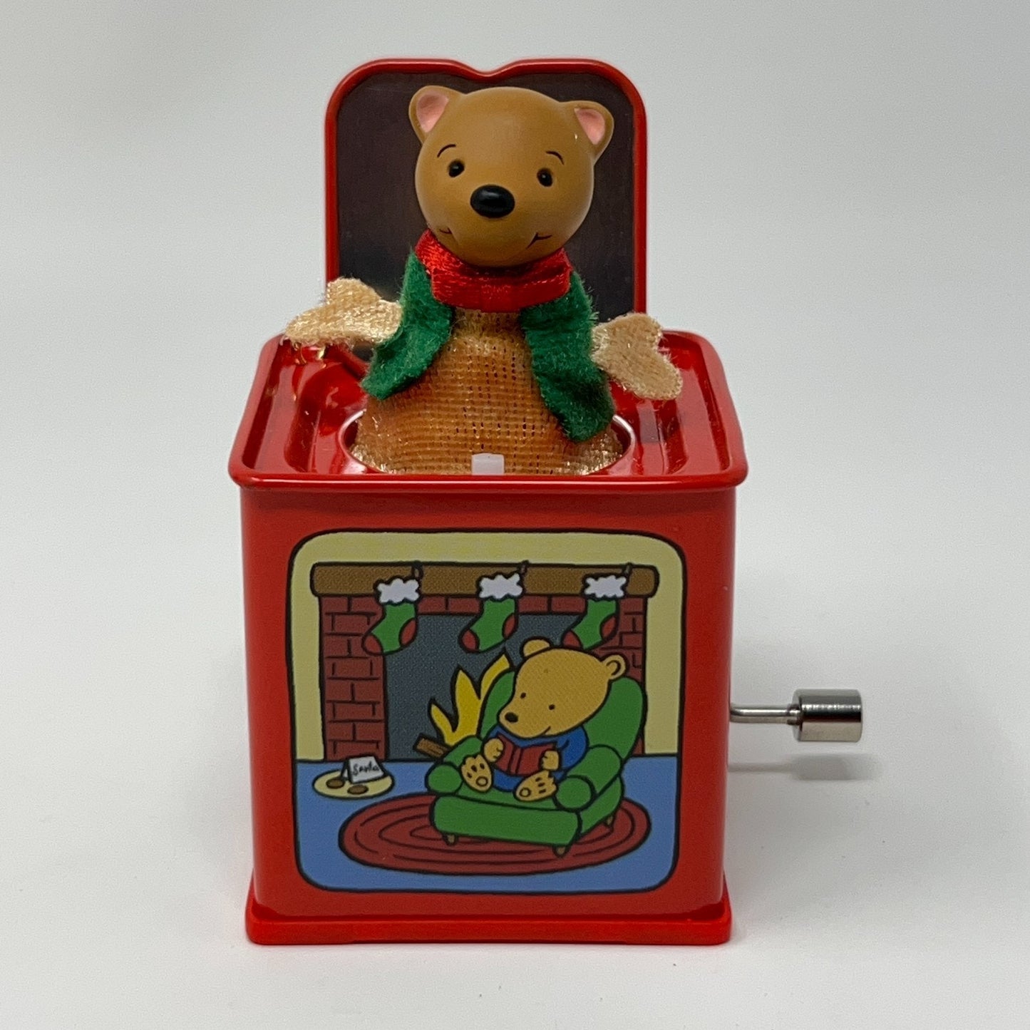 Pop Goes the Teddy Bear Hallmark Keepsake Christmas Ornament Toy 2006 Vintage