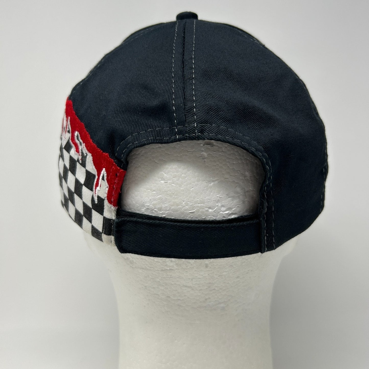 Vintage 90s Komo Machine Inc Hat Baseball Cap Machinist 6 Panel Strapback Black - Neon Vintage