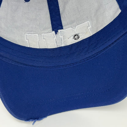 Monsters University MU Hat Baseball Cap Disney Parks Monsters Inc Strapback Blue