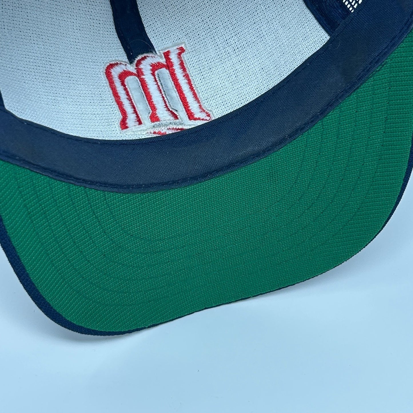 Vintage 80s Minnesota Twins Trucker Hat Baseball Cap Blue Mesh Snapback MLB