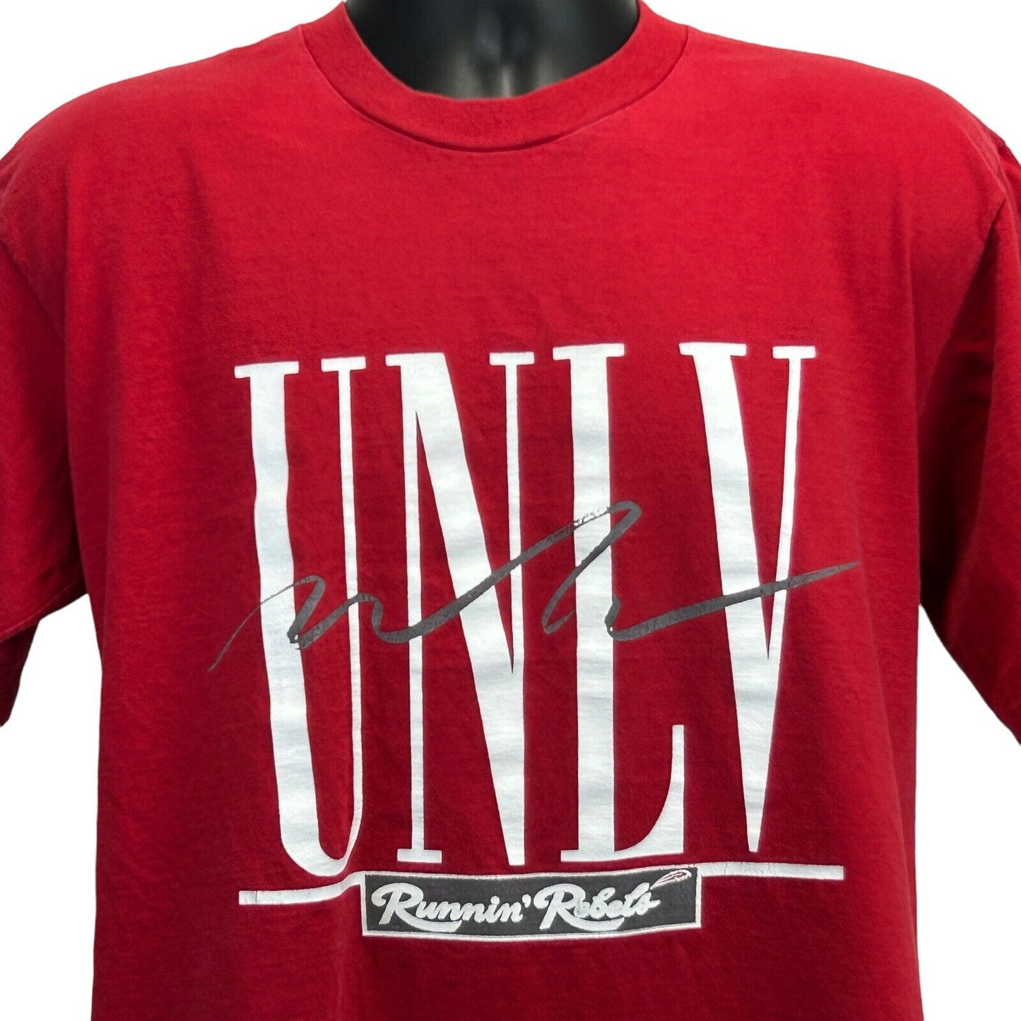 UNLV University Nevada Las Vegas Vintage 90s T Shirt NCAA Basketball USA Large