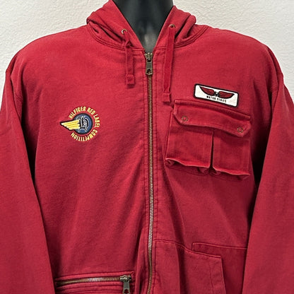 Tommy Hilfiger Denim Red Label Competition Hoodie Motor Series Hooded XXL 2XL