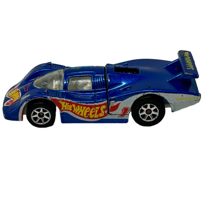 Sol-aire CX4 Hot Wheels Racing 1983 Collectible Diecast Car Blue Toy Vehicle 90s