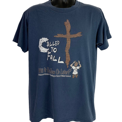 Called To Fall Christian Vintage 90s T Shirt Jesus Religion Philippians 2 Large