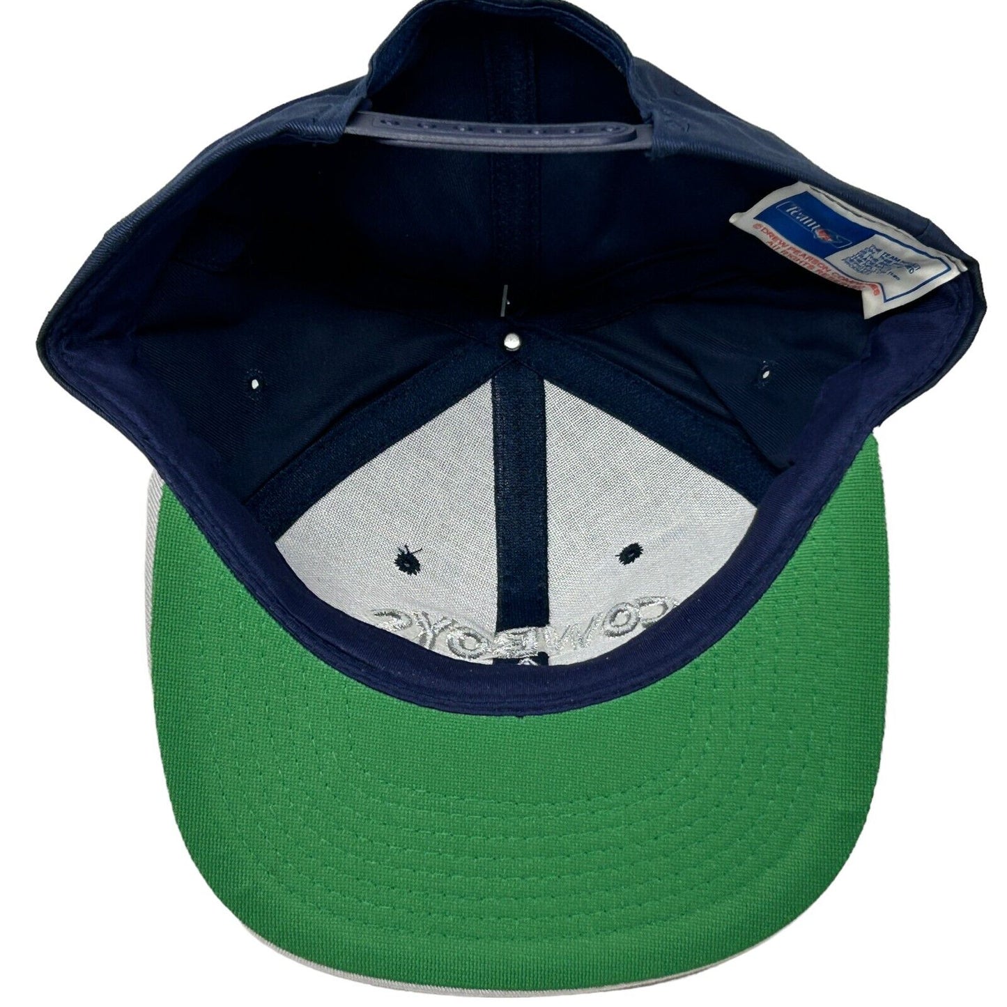 Dallas Cowboys Vintage 90s Snapback Hat Team NFL Football Blue Baseball Cap New