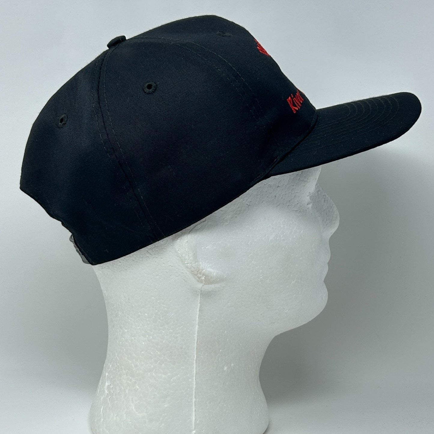 Vintage 90s Des Moines ATV Hat Baseball Cap Iowa Four Wheeler Snapback Black