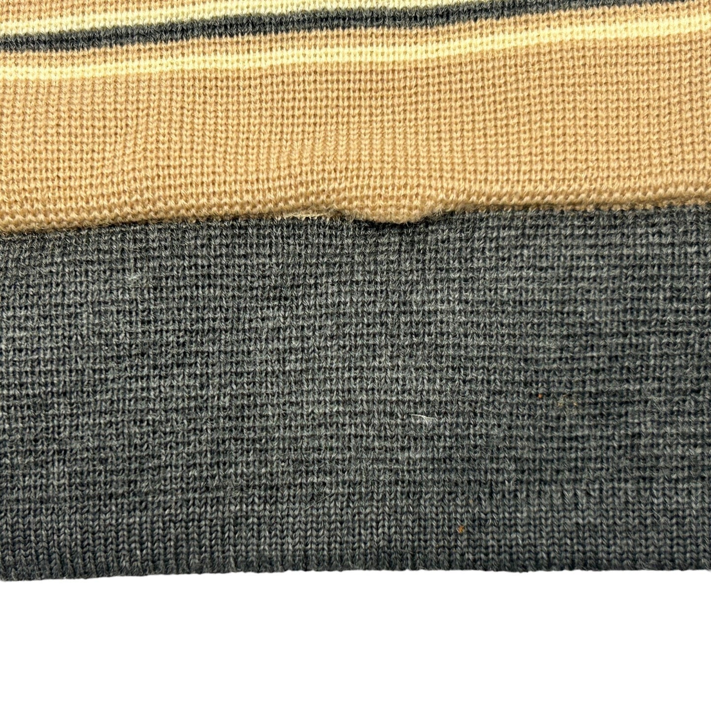 Vintage 60s Wool Sweater Jacket Collared Gia Ninno Joyce Beige Womens S Small