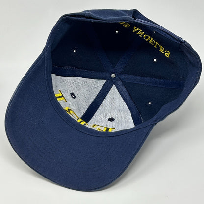 Vintage FBI Los Angeles Hat Cap Blue Federal Bureau of Investigation LA Snapback