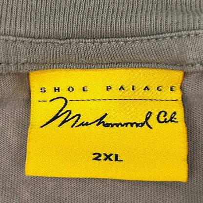 Muhammad Ali x Shoe Palace T Shirt Boxing Boxer Embroidered Gray Mens XXL 2XL