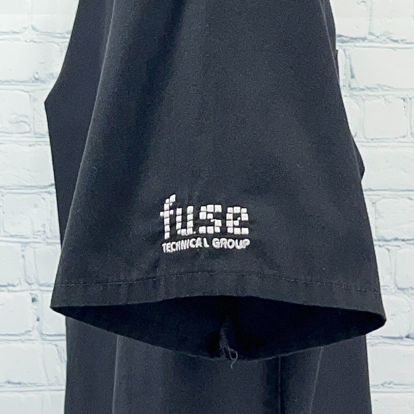 Arcade Fire Roadie Button Front Shirt Local Crew We Tour Black Mens XL X-Large