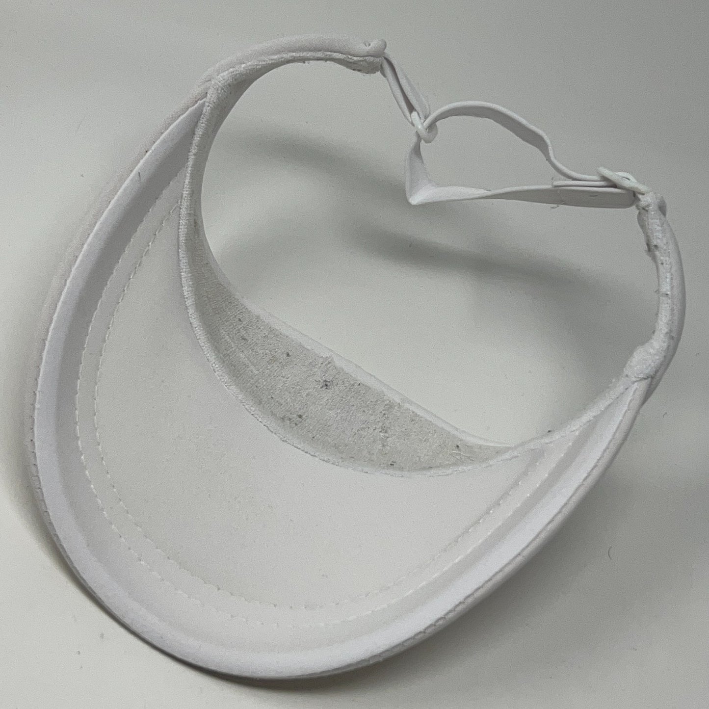 Vintage 80s C Street Longboard Classic 87 Visor Hat Cap Surfing Strapback White