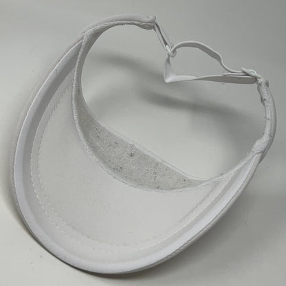 Vintage 80s C Street Longboard Classic 87 Visor Hat Cap Surfing Strapback White