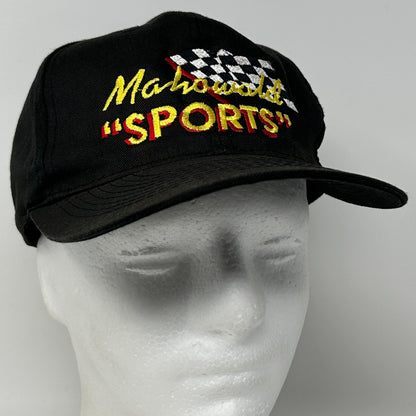 Vintage 90s Mahowald Sports Ski-Doo Hat Baseball Cap New Prague Snapback Black