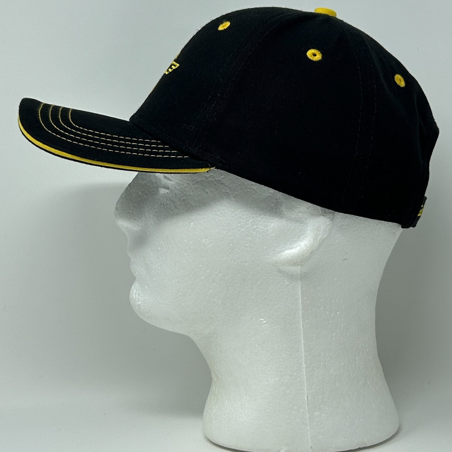 GEC Gold Eagle Coop Hat Baseball Cap Farming Farmer Agriculture Strapback Black