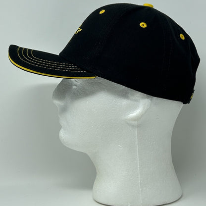 GEC Gold Eagle Coop Hat Baseball Cap Farming Farmer Agriculture Strapback Black