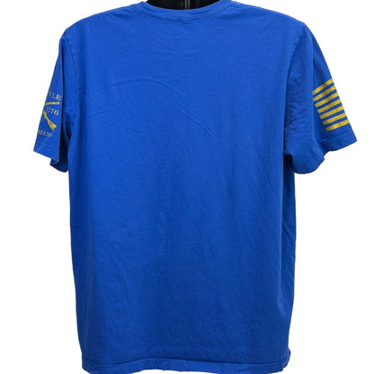 Camiseta estilo Grunt con diseño del Capitolio de George Washington, talla XL, para hombre, color azul