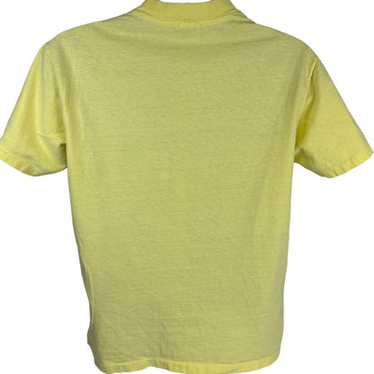Dave Fuge Racing Enterprises Vintage 80s T Shirt Large Motorsports Mens Yellow
