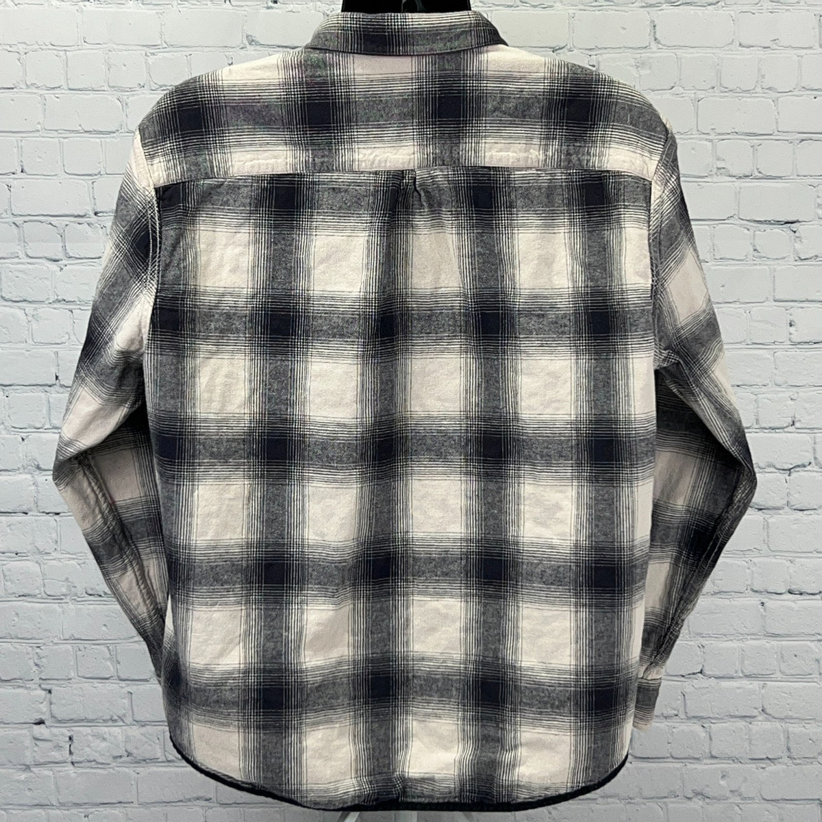 Lucky Brand Reversible Flannel Shirt Mens 2XL XXL Red Black Buffalo Plaid Snap